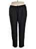 Zac & Rachel 100% Polyester Chevron-herringbone Black Casual Pants Size 2X - photo 1