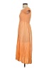 Assorted Brands 100% Rayon Orange Casual Dress Size S - photo 5