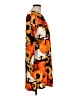 Unbranded Print Orange Casual Dress Size M - photo 4