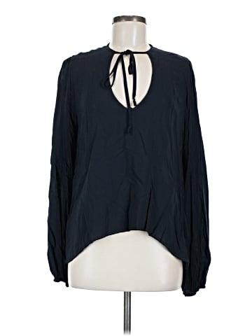 Blue Life Long Sleeve Blouse (view 1)