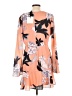 Cooper St 100% Polyester Print Orange Cocktail Dress Size 10 - photo 2
