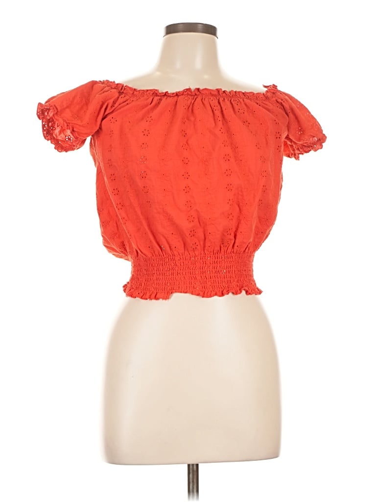 Pre-owned Papaya Sleeveless Blouse In Orange