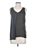 Assorted Brands 100% Polyester Color Block Gray Sleeveless Blouse Size XS - photo 1