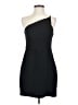 BCBGeneration 100% Polyester Solid Black Cocktail Dress Size 4 - photo 1