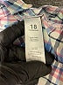 Carter's 100% Cotton Plaid Blue Long Sleeve Button-Down Shirt 12-18 MO / 18 MO - photo 4