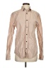 Theory Solid Tan Pink Long Sleeve Button-Down Shirt Size S (estimated) - photo 1