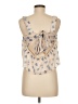 Shein 100% Polyester Tan Tank Top Size 6 - photo 2
