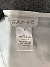 Cache 100% Polyester White Short Sleeve Top Size S - photo 7