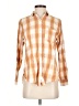 Universal Thread Plaid Orange Long Sleeve Button-Down Shirt Size XS - photo 1