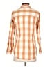 Universal Thread Plaid Orange Long Sleeve Button-Down Shirt Size XS - photo 2