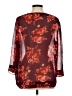 Kut from the Kloth 100% Polyester Burgundy 3/4 Sleeve Blouse Size M (estimated) - photo 2