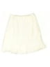Unbranded 100% Polyester Solid Ivory Skort Size S - photo 1