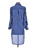 Charlotte Russe 100% Polyester Stripes Blue 3/4 Sleeve Blouse Size S - photo 2