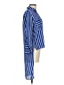 Charlotte Russe 100% Polyester Stripes Blue 3/4 Sleeve Blouse Size S - photo 4