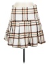 Blue Rain Plaid White Casual Skirt Size S - photo 1