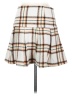 Blue Rain Plaid White Casual Skirt Size S - photo 2