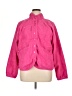 Fashion 100% Polyester Solid Pink Jacket Size XL - photo 1