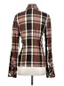 Kut from the Kloth Plaid Brown Long Sleeve Button-Down Shirt Size 2 (estimated) - photo 2