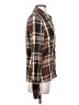 Kut from the Kloth Plaid Brown Long Sleeve Button-Down Shirt Size 2 (estimated) - photo 4