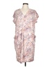 Robert Louis Print Pink Casual Dress Size L - photo 1
