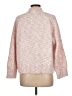 Ann Taylor LOFT Tweed Pink Turtleneck Sweater Size L - photo 2