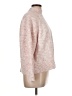 Ann Taylor LOFT Tweed Pink Turtleneck Sweater Size L - photo 4