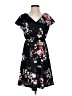 Assorted Brands Floral Black Casual Dress Size Sm - Med - photo 1