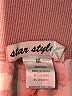Star Style Print Pink Casual Pants Size M - photo 7