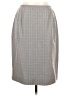 Amanda Smith Checkered-gingham Gray Casual Skirt Size 12 - photo 1