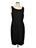 Positive Attitude 100% Polyester Solid Black Cocktail Dress Size 12 - photo 1