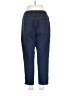Blue Illusion Solid Blue Casual Pants Size 2L - photo 2