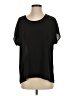 Everleigh 100% Polyester Black Short Sleeve Blouse Size S - photo 1