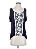 Moa Moa Blue Short Sleeve Top Size S - photo 1