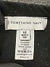 Something Navy Solid Black Jumpsuit Size XS - photo 4