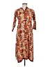 Assorted Brands Paisley Orange Casual Dress Size M - photo 1