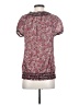 BCBGMAXAZRIA 100% Cotton Red Short Sleeve Blouse Size S - photo 2