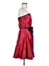 Jessica McClintock 100% Polyester Red Cocktail Dress Size 9 - photo 4