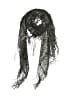 Unbranded Black Gold Scarf One size - photo 1
