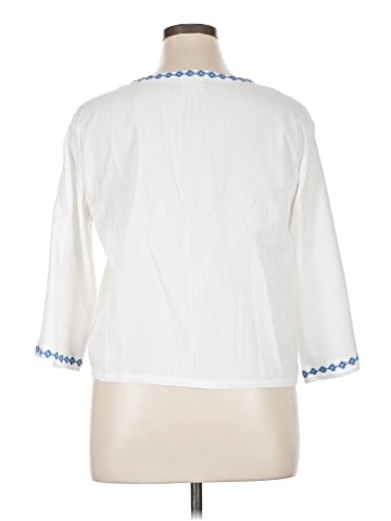 St. John's Bay 3/4 Sleeve Blouse (view 2)