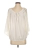 Alyx 100% Polyester Ivory 3/4 Sleeve Blouse Size S - photo 1