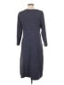 Talbots 100% Spandex Polka Dots Blue Casual Dress Size 12 - photo 2