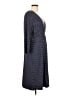 Talbots 100% Spandex Polka Dots Blue Casual Dress Size 12 - photo 4