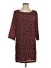 BCBGeneration 100% Polyester Print Burgundy Casual Dress Size S - photo 1