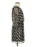Bebop Chevron-herringbone Black Casual Dress Size M - photo 4