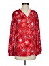 Assorted Brands Red Long Sleeve Blouse Size S - photo 1