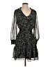 Steve Madden 100% Polyester Stars Black Cocktail Dress Size S - photo 1