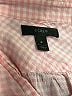 J.Crew Checkered-gingham Pink Long Sleeve Blouse Size 0 - photo 7