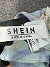Shein 100% Polyester Paisley Blue Casual Pants Size XS - photo 7