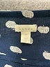 Hinge 100% Rayon Polka Dots Blue Long Sleeve Blouse Size XS - photo 7