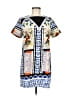 Glamorous Print Blue Casual Dress Size M - photo 1